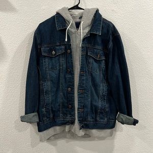 American Rag Jean jacket hoodie (XL)